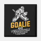 アイスホッケーゲーリーおもしろい定義 マグネット (正面)