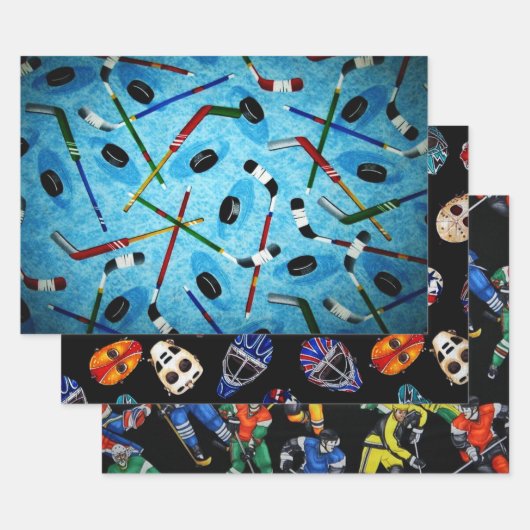 アイスホッケーコレクション ラッピングペーパーシート (セット)