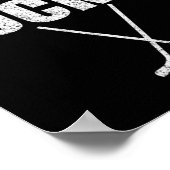 アイスホッケーコーチ私を怖がらせるコーチ女の子 ポスター (角)