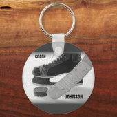 アイスホッケーコーチ キーホルダー (正面)
