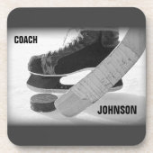 アイスホッケーコーチ コースター (正面)