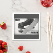 アイスホッケーコーチ スタンダードカクテルナプキン (インサイチュ)