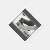 アイスホッケーコーチ スタンダードカクテルナプキン (角)