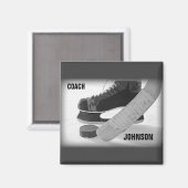 アイスホッケーコーチ マグネット (正面/裏面)