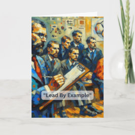 アイスホッケーコーチ「例によってリード」 カード