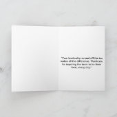 アイスホッケーコーチ「例によってリード」 カード (内部)