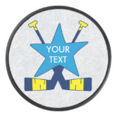 アイスホッケーゴアパックのテキストまたは番号を追加 アイスホッケーパック (正面)