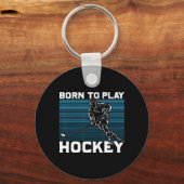 アイスホッケーゴアリーギフト生まれアイディアへ遊の キーホルダー (正面)