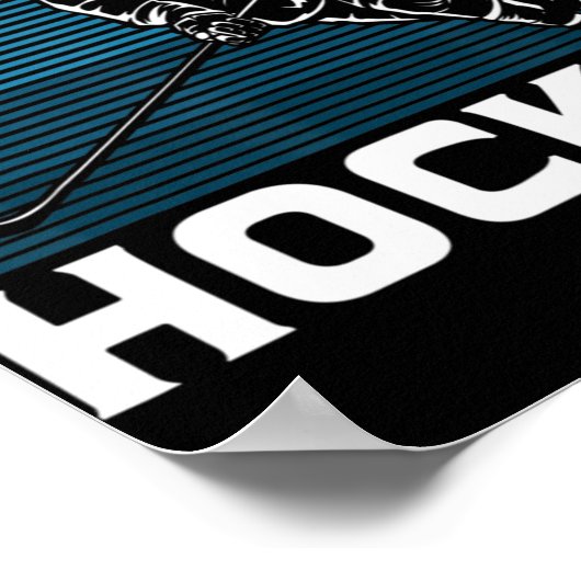 アイスホッケーゴアリーギフト生まれアイディアへ遊の ポスター (角)