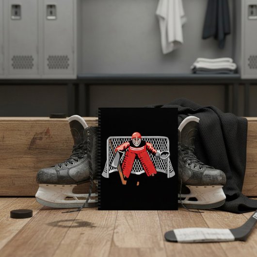 アイスホッケーゴアリースパイラルノート ノートブック