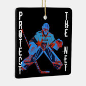 アイスホッケーゴアリースポーツクリスマスツリーオーナメント セラミックオーナメント (右)