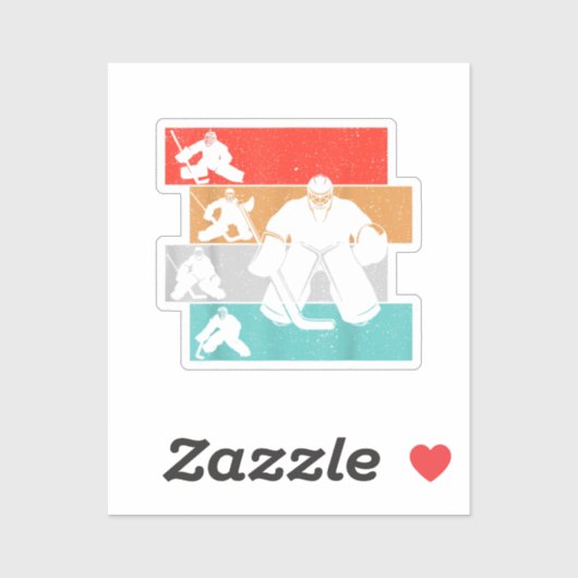 アイスホッケーゴアリーホッケープレーヤー シール (シート)