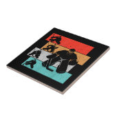 アイスホッケーゴアリーホッケープレーヤー タイル (側面)