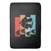 アイスホッケーゴアリーホッケープレーヤー バスマット (正面縦)