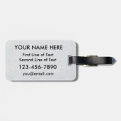 アイスホッケーゴアリーラゲッジタグテンプレート ラゲッジタグ (裏面横)