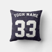 アイスホッケーゴアリー名&番号 クッション (裏面)