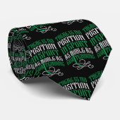 アイスホッケーゴアリー引用文タイ ネクタイ (ロール)