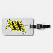 アイスホッケーゴアリー引用文ラゲッジタグテンプレート ラゲッジタグ (正面横)