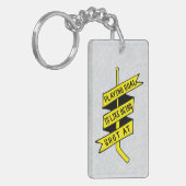 アイスホッケーゴアリー引用文 キーホルダー (正面左)