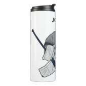 アイスホッケーゴアリー熱パーソナライズされたタンブラー タンブラー (回転左)