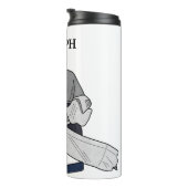 アイスホッケーゴアリー熱パーソナライズされたタンブラー タンブラー (回転右)