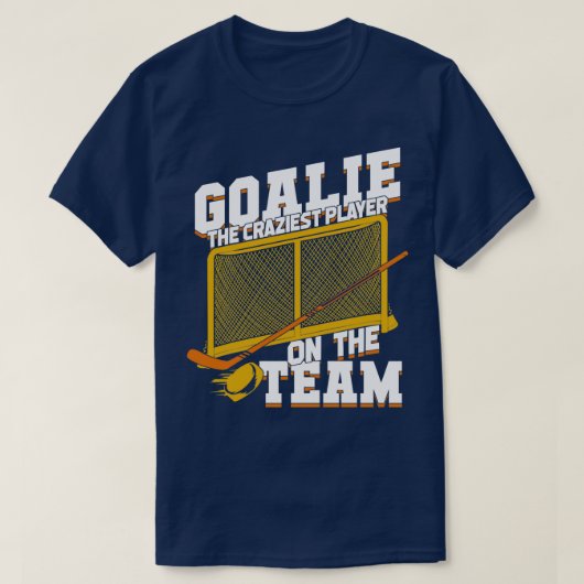 アイスホッケーゴアリーNetminder Goaltenderギフト Tシャツ (デザイン正面)