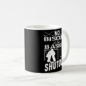 アイスホッケーゴアリーNo Biscuit In The Basket Shutout コーヒーマグカップ (正面右)