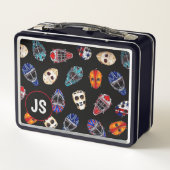 アイスホッケーゴーアマスク メタルランチボックス (裏面)