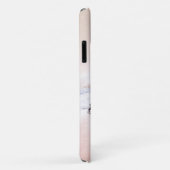 アイスホッケーゴールキーパーウィズユアネームスケッチ Case-Mate iPhoneケース (裏面/右)