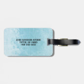 アイスホッケーゴールキーパー両面モノグラム ラゲッジタグ (裏面横)