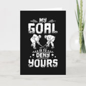 アイスホッケーゴール カード (正面)