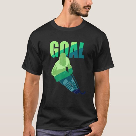 アイスホッケーゴール Tシャツ (正面)