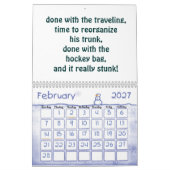 アイスホッケーシーズンの詩のカレンダー カレンダー (2月 2027)