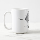 アイスホッケーシーズン – ゴアリーとフォワード コーヒーマグカップ (左)