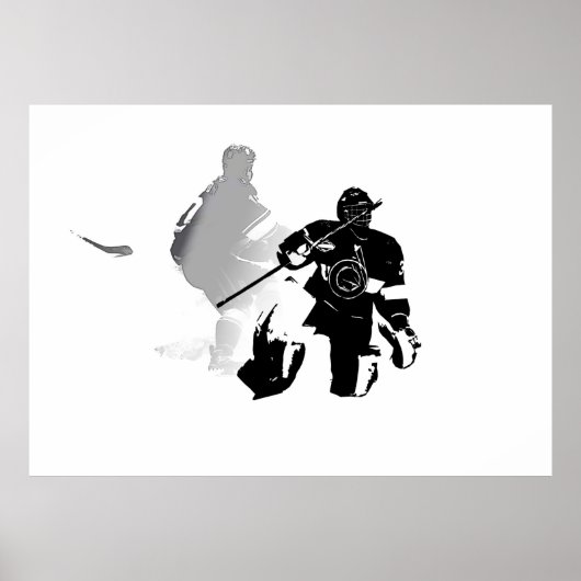 アイスホッケーシーズン – ゴアリーとフォワード ポスター (正面)