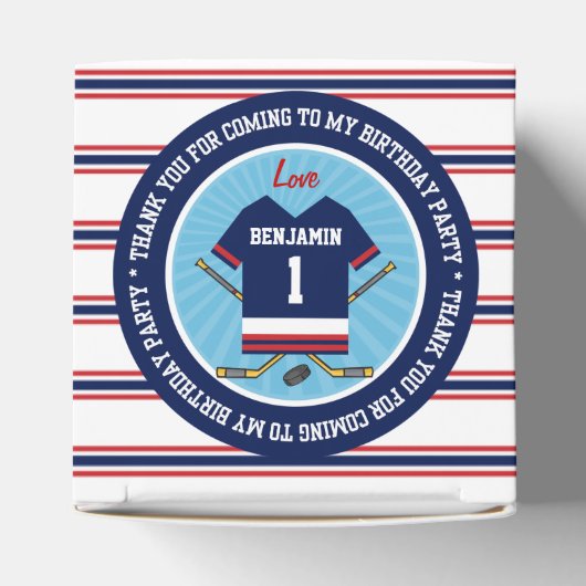 アイスホッケージャージー1st誕生日ありがとう フェイバーボックス (上部)