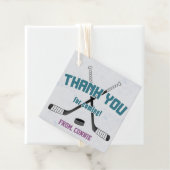 アイスホッケースケートリンク紫誕生日ありがとう フェイバータグ (インサイチュ)