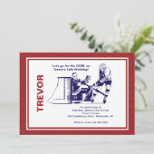 アイスホッケースター招待状 招待状 (スタンド正面)