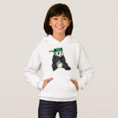 アイスホッケースティックとアイスホッケーのパンダ (正面フル)