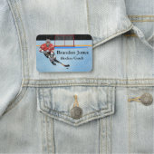 アイスホッケースポーツデザイン名タグ 名札 (インサイチュ)