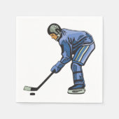 アイスホッケータイム紙ナプキンス スタンダードカクテルナプキン (正面)