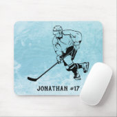 アイスホッケーチームプレーヤーの署名 マウスパッド (マウス)