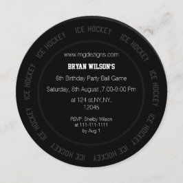 アイスホッケーテーマ 招待状