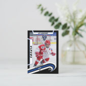アイスホッケートレーディングカード（生き生きとしたブルー） コーリングカード (スタンド正面)