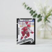 アイスホッケートレーディングカード（生き生きとした銀） コーリングカード (スタンド正面)