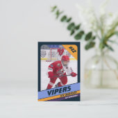 アイスホッケートレーディングカー鮮やかド コーリングカード (スタンド正面)