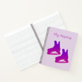 アイスホッケーノート(女の子プレーヤー用) ノートブック (内部)