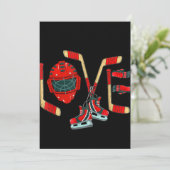 アイスホッケーバレンタインデーがかわいい贈り物少女を愛 シーズンカード (スタンド正面)