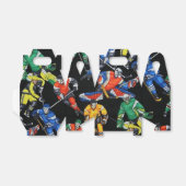 アイスホッケーパターンの好意ボックス フェイバーボックス (折り畳みなし)