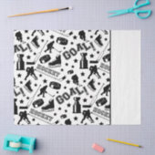 アイスホッケーパック棒スティック選手ゲームゴールスポーツ 薄葉紙 (クラフト)